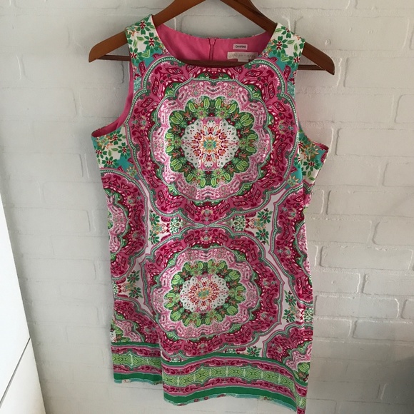 London Times Multicolor Patterned Mini Dress - Picture 2 of 7